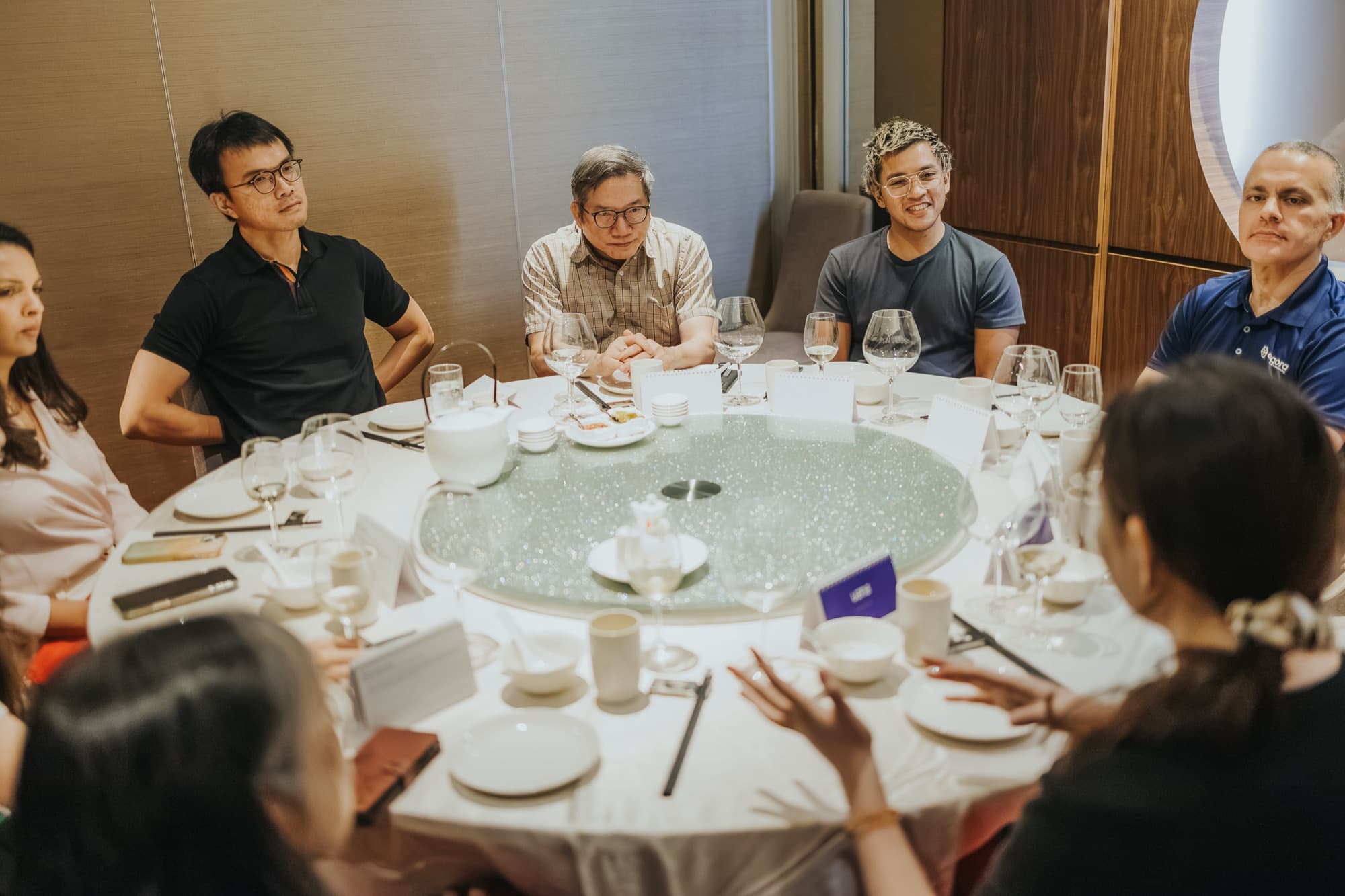 A roundtable at the Tanglin Club, Singapore